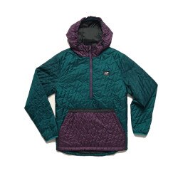 Howler Brothers Voltage Quilted Pullover Men's in Violet Night